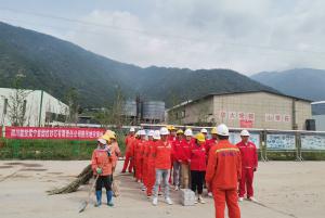 2022.6 冕宁砂石公司组织开展防汛地灾应急演练活动